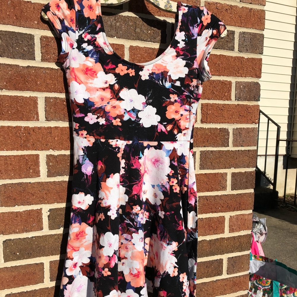Floral skater dress